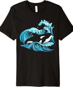 Orca Lover Ocean Animal Waves Animal Lover Killer Whale Premium T-Shirt