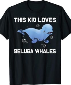 Cool Beluga Whale For Kids Boys Orca Whales Save The Ocean T-Shirt