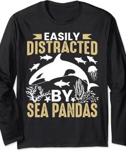 Funny Orca Lover Graphic for Women Men Kids Whale Long Sleeve T-Shirt